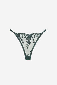 Kat The Label: Kat The Label Nicolette Thong Emerald
