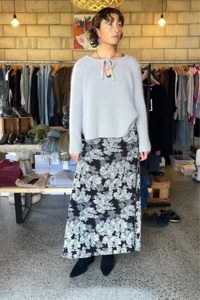 Mira Aotearoa: Aline Maxi Skirt Ghost Floral