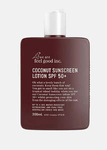 We Are Feel Good: Feel Good Inc Sunscreen Coco Milk Moisturiser 200ml