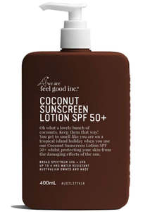 We Are Feel Good: Feel Good Inc Coconut Sunscreen SPF 50+ / 400ml