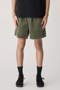 S Double: Cord Coast Boxer Green