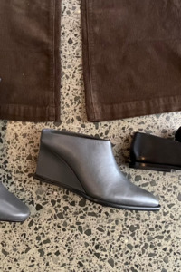 Mason Mule Wedge Gris