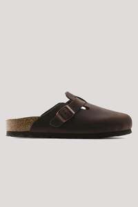 Birkenstock: Boston Habana Oiled Leather Regular