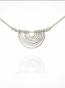 Temple Of The Sun: Temple Of The Sun Baye Necklace Silver