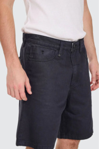 Jeans: Slacker Relaxed Short Blue Graphite