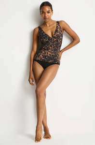Sea Level Artesands: Savanna Longline Tri Tankini