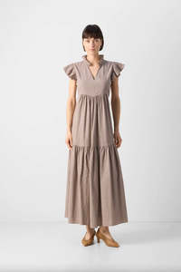 Mos Mosh: Waldy Izha Dress Chocolate Chip