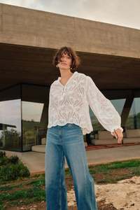 Mos Mosh: Tazzin Caza Blouse White