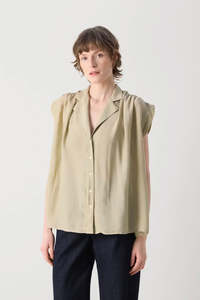 Mos Mosh: Zuno Blouse Moss Gray