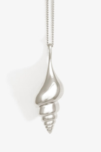 Temple Of The Sun: Spire Pendant Necklace Silver