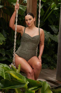Sea Level Artesands: Onda Perspective Botticelli One Piece Olive