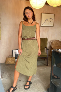 Mira Aotearoa: Mira Del Rey Dress Long Olive