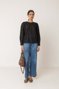 Indi Cold: Florencia Shirt Black