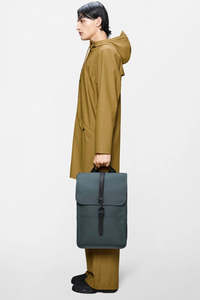 Accessories: Rains Backpack W3 Dark Grey