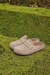 Naples Wrapped Suede Taupe