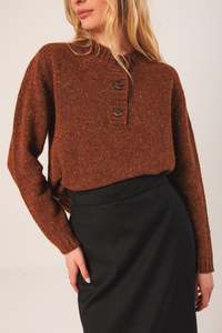Wool Sweater Brown