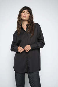 Mos Mosh: Danika Shear Shirt Black