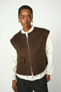 Mos Mosh: Elise Loisa Wool Vest Delicioso