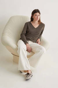 Y E R S E: T-shirt Baggy Khaki