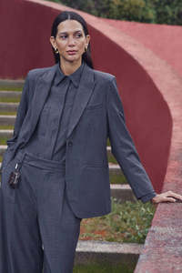 Blazer Wool Mix Anthracite