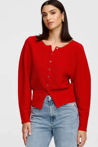 Montana Cardigan Cherry