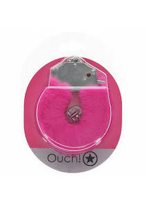 Hand Cuffs: OUCH! Classic Furry Handcuffs - Pink, Black, White