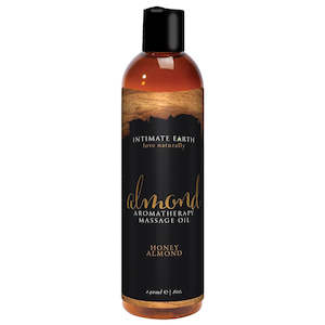 Massage Oils Pheromones: Intimate Earth Aromatherapy Massage Oil - Honey Almond 120ml