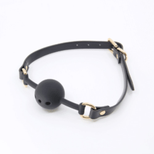 Love In Leather Silicone Gag