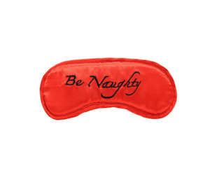 BERLIN BABY 'BE NAUGHTY' RED BLINDFOLD