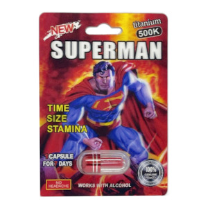 Supplements: Superman Erection Enhancement Supplement Pills