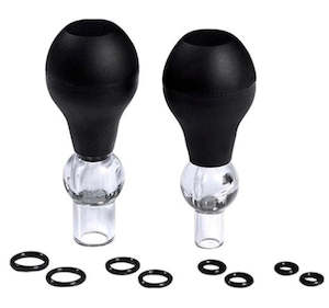 Fetish Fantasy: Fetish Fantasy Nipple Erector Set - Black