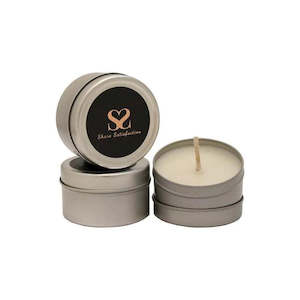 Share Satisfaction: Share Satisfaction Mini Massage Candle