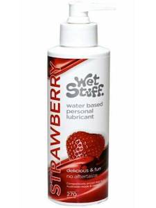 Wet Stuff: Wet Stuff Water Based Lubrication Strawberry 270g