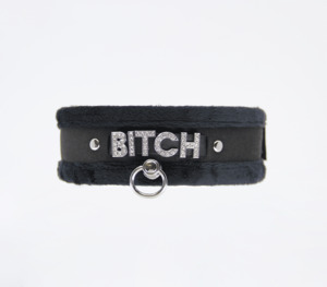 Love In Leather "Bitch" Collar