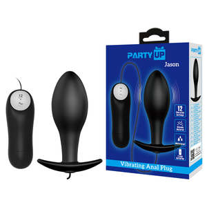 Party Up Vibrating Anal Plug "Jason"