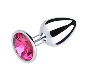 Love In Leather: Love In Leather Large Pink Gem Plug