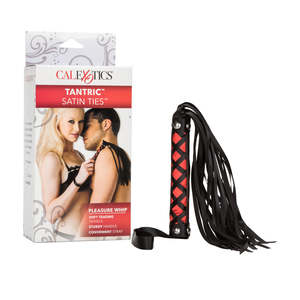 Whips: CalExotics Tantric Satin Ties Pleasure Whip – Sensual Control & Stylish Play ✨