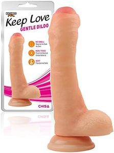🤎 Keep Love Realistic Suction Dildo – Soft Flexible Pleasure Toy ✨