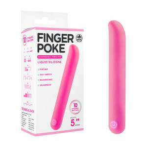 Beginner Friendly: Finger Poke Bullet -5" Pink
