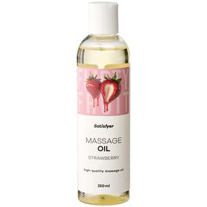 Satisfyer Massage Oil – Strawberry 🍓✨