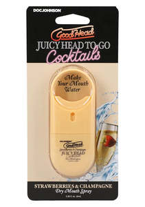 GoodHead Juicy Head Dry Mouth Spray – Strawberries & Champagne 🍓🥂💦