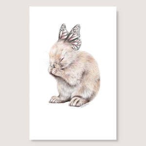 Rabbit Prints: Spring Cleaning Print