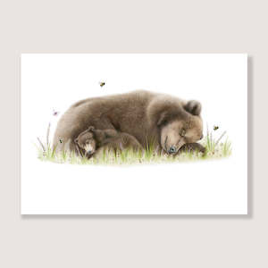 Unframed: Sleeping Bears Print