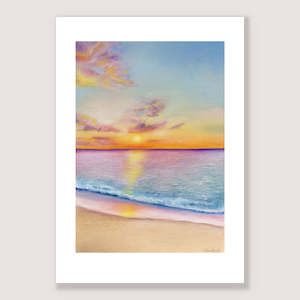 Pastel Prints: Ocean Dusk print