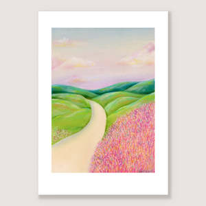 Pastel Prints: Pink Skies print