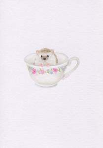 Mini One Off Originals: Mini one-off original 'Hedgehog in a Teacup'