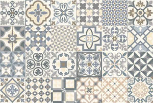 Heritage Blue/Grey 16.5×16.5cm