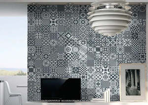 Tiles: Heritage Black/White 16.5×16.5cm