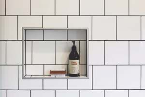 Tiles: Gloss White Plain 20×20cm