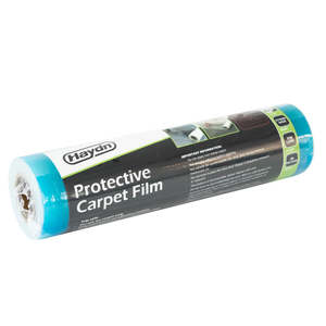 Haydn: Plastic Carpet Film Protector 270mm Wide, 80 Micron, 30mlong